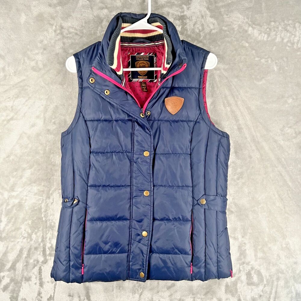 Horseware Ireland Newmarket Women’s Large Navy Puffer Vest Equestrian Riding